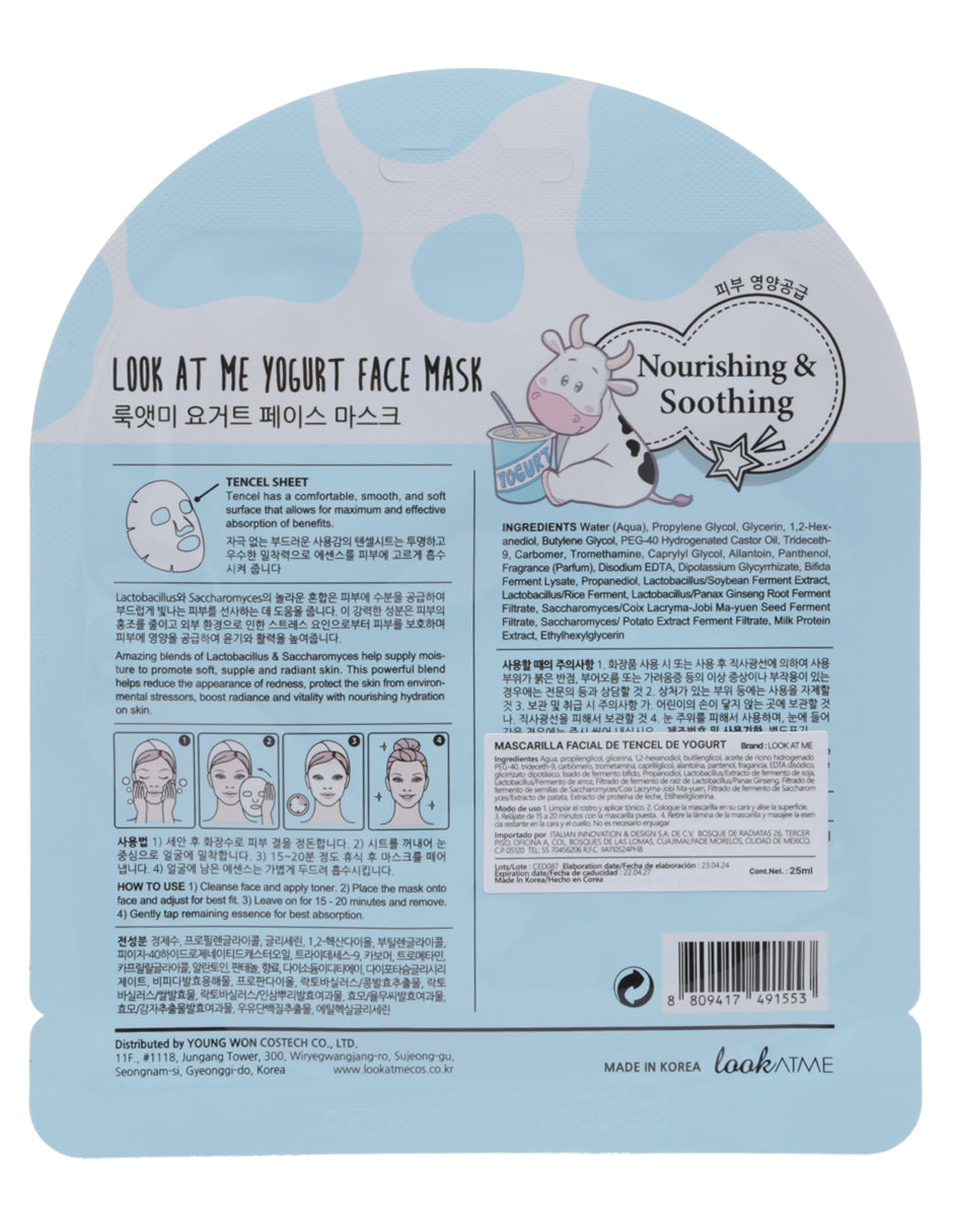 Mascarilla de yogurt de Look at me