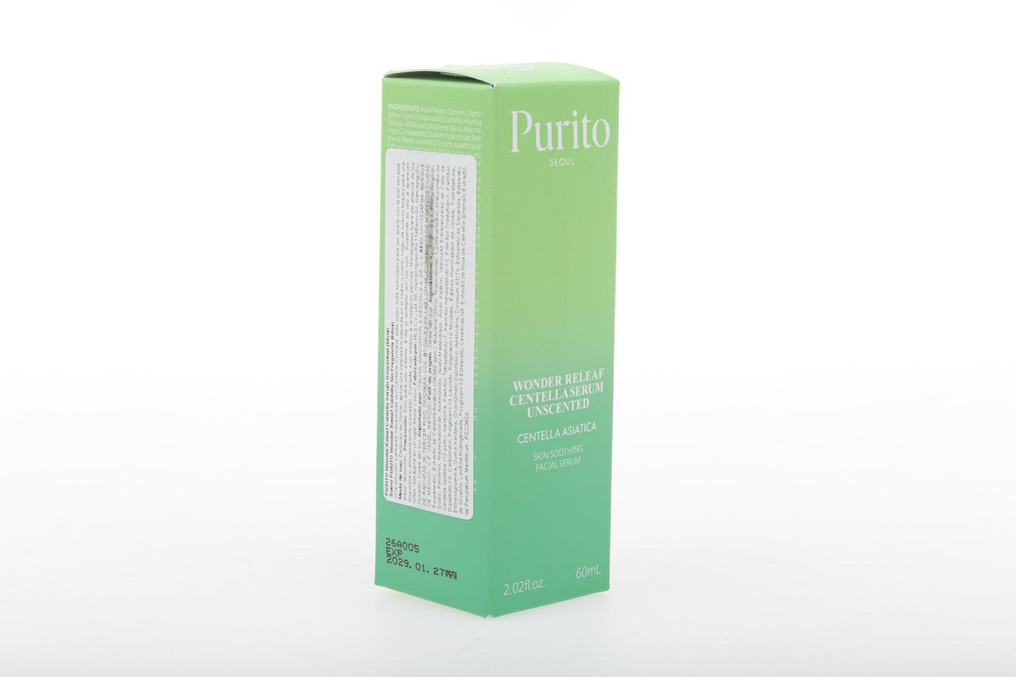 Suero ultracalmante con Centella Asiática Purito Seoul
