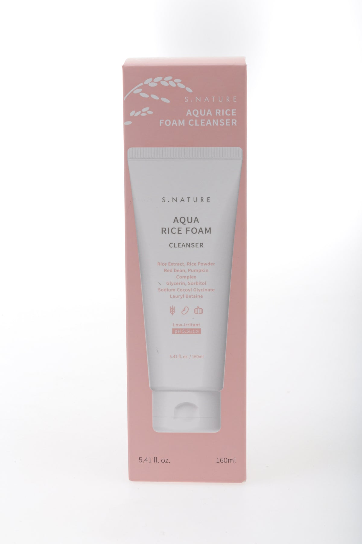 Limpiador Facial Espumoso de Arroz Aqua S. NATURE