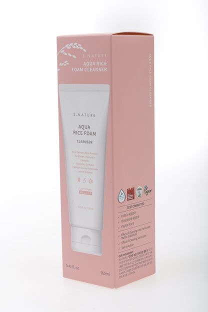 Limpiador Facial Espumoso de Arroz Aqua S. NATURE