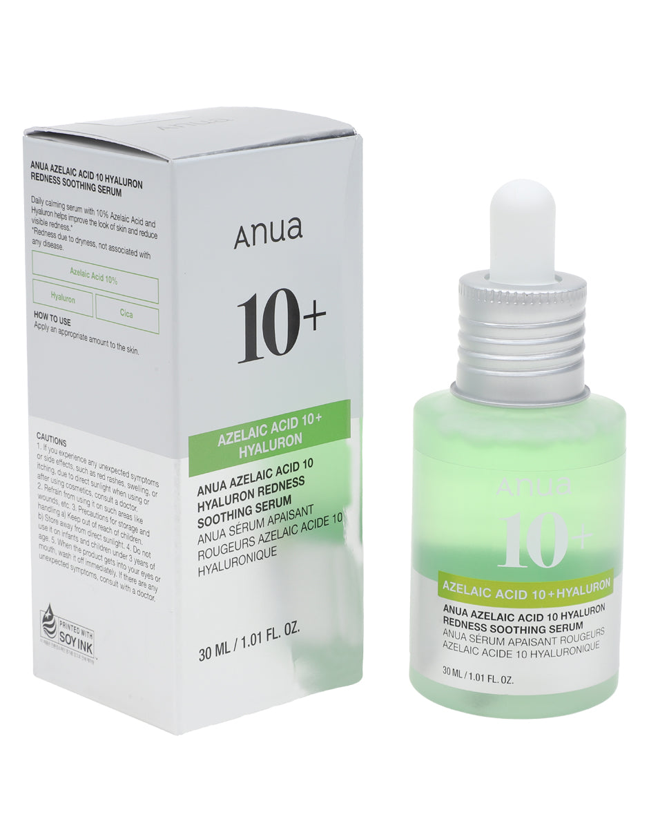 Suero Calmante de Ácido Azelaico 10% y Ácido Hialurónico - ANUA