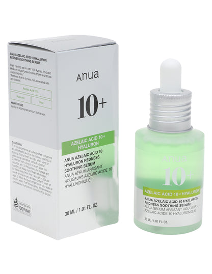 Suero Calmante de Ácido Azelaico 10% y Ácido Hialurónico - ANUA