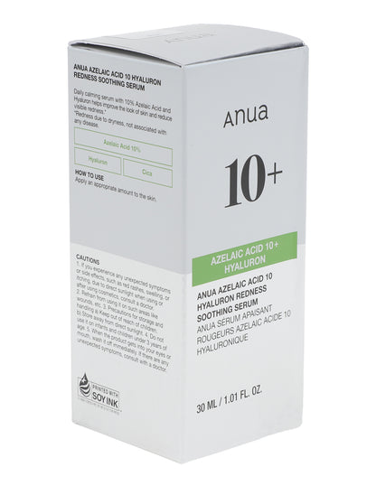 Suero Calmante de Ácido Azelaico 10% y Ácido Hialurónico - ANUA