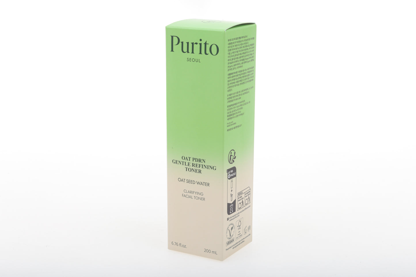 Tónico exfoliante con PDRN de Avena PURITO SEOUL