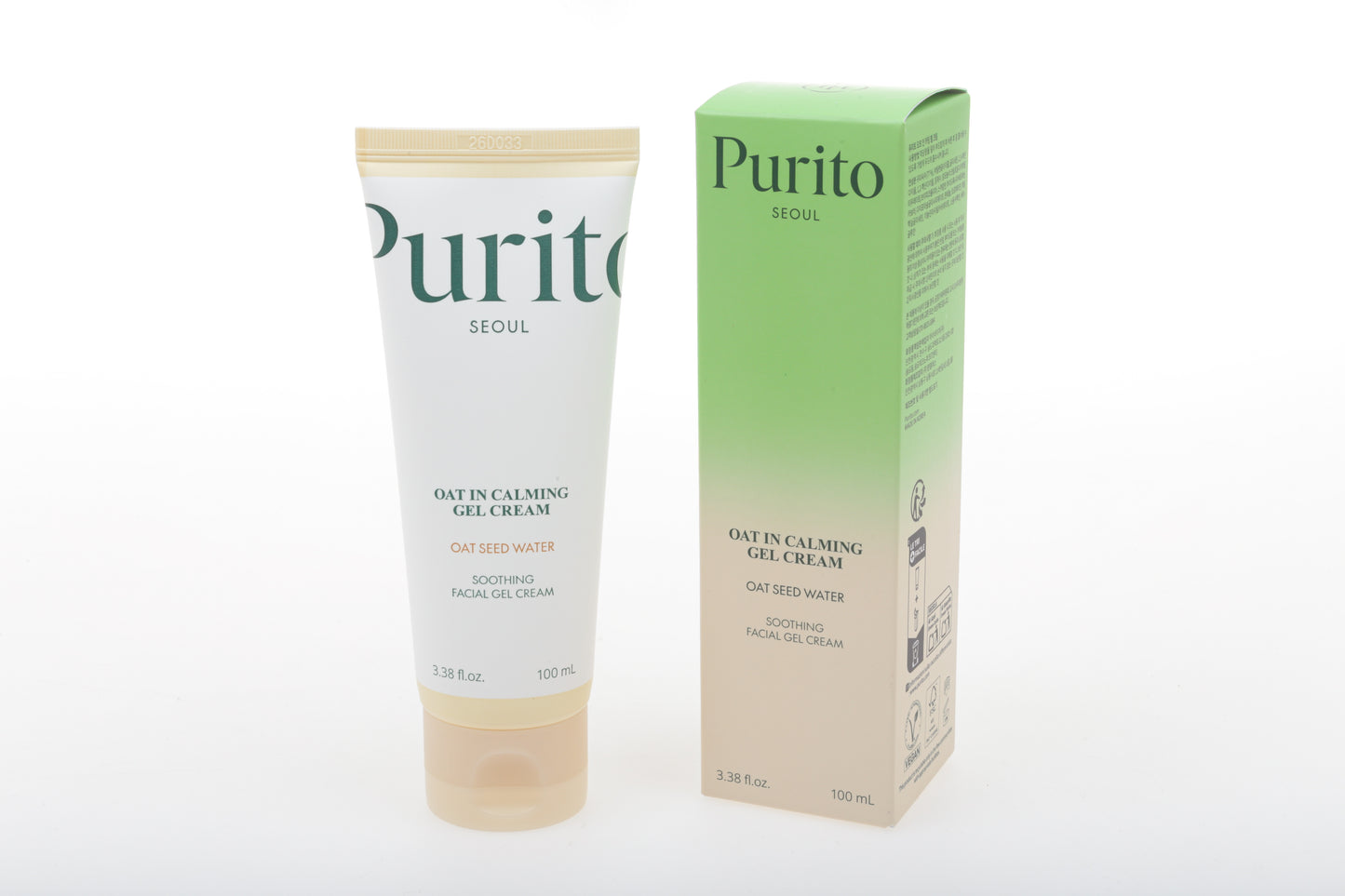Crema calmante en gel con Avena Purito Seoul