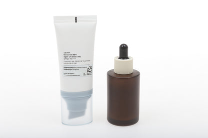 Duo de sueros, intensivo y de protección solar SPF 50 Skin 1004