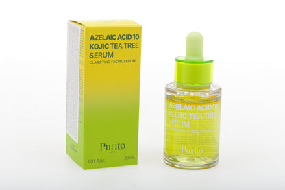 Suero facial con Ácido Azeláico, Ácido Kójico y Tea Tree PURITO SEOUL
